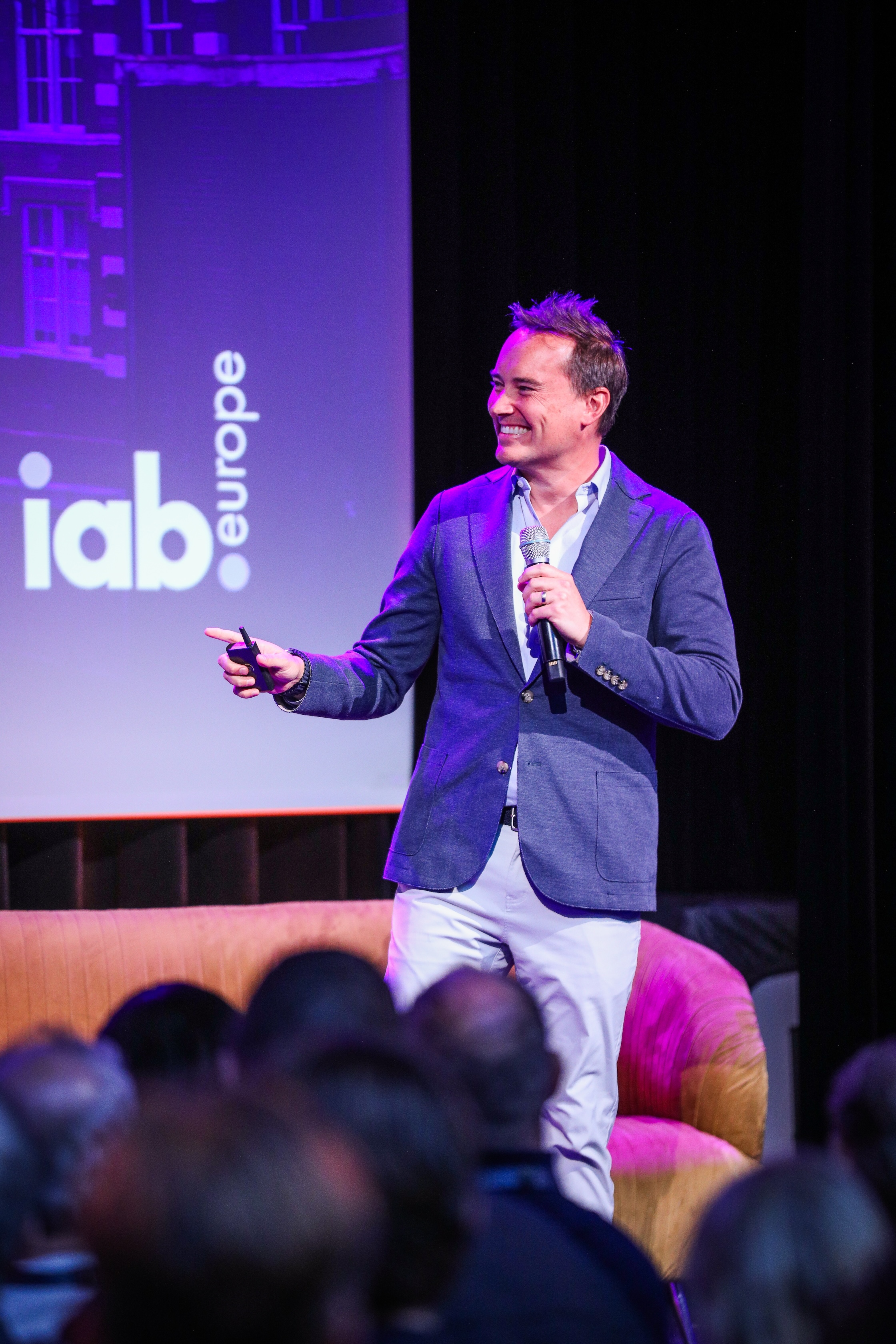 Drew Cashmore speaking at IAB Europe